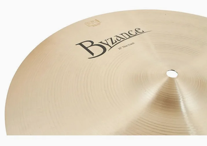 Meinl 15" Byzance Thin Crash, vista di lato, photo 4