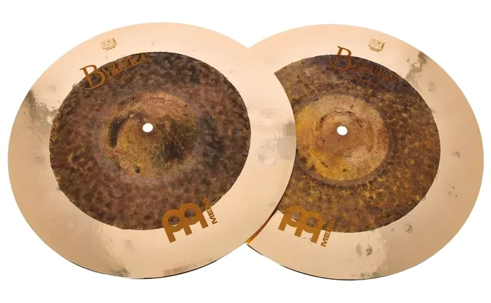Meinl 15" Byzance Dual Hi-Hat, vista di tre quarti, photo 2