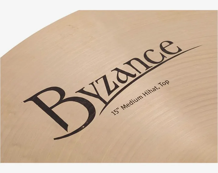 Meinl 15" Byzance Hi-Hat Medium, vista dall'alto, photo 3