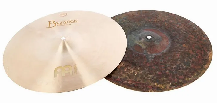 Meinl 15" Byzance Jazz Hi-Hat Thin, vista di lato, photo 2