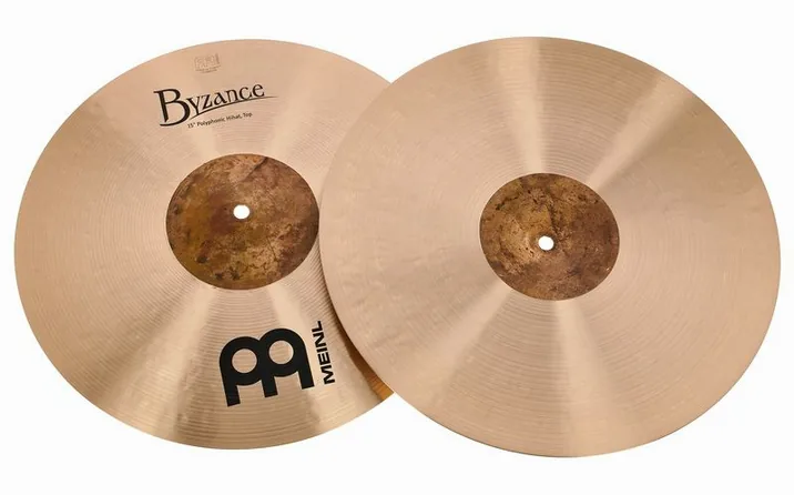 Meinl 15" Byzance Polyphonic Hi-Hat, vista dall'alto, photo 3