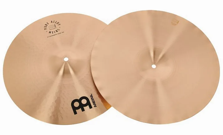 Meinl 15" Pure Alloy Soundwave Hats, vista dall'alto, photo 3