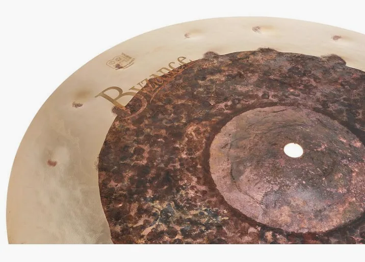 Meinl 16" Byzance Dual Crash, vista dall'alto, photo 3