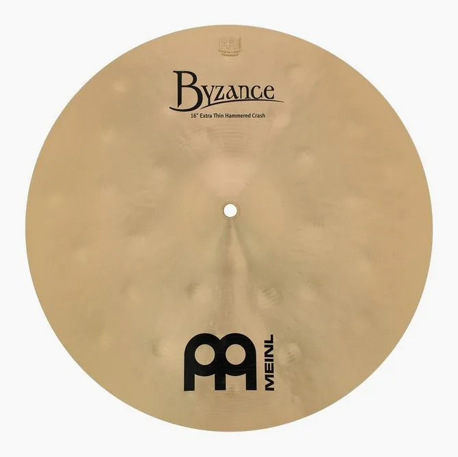 Meinl 16" Byzance Extra Thin Crash, vista dall'alto, photo 2