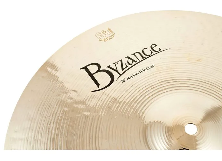 Meinl 16" Byzance Med. Thin Crash B., vista di tre quarti, photo 3