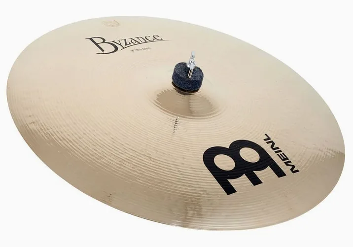 Meinl 16" Byzance Thin Crash Brill., su sfondo neutro