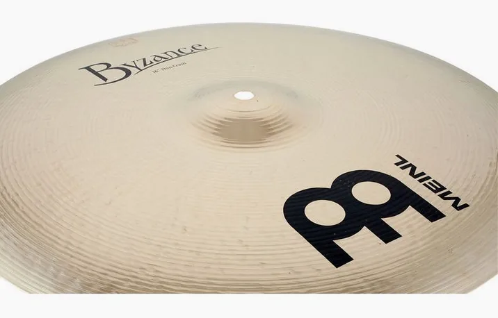 Meinl 16" Byzance Thin Crash Brill., vista di lato, photo 3