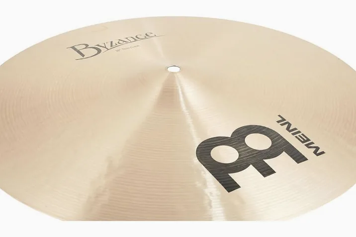 Meinl 16" Byzance Thin Crash, vista di tre quarti, photo 3