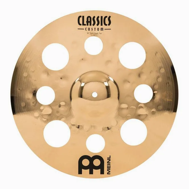 Meinl 16" Classic Custom Trash Stack, vista di lato, photo 3