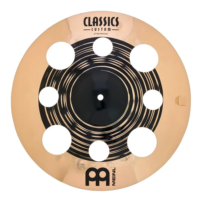 Meinl 16" Classics C. Dual Trash Cr., vista frontale, photo 2