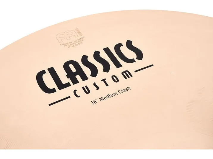 Meinl 16" Classics Custom Med. Crash, vista di tre quarti, photo 4