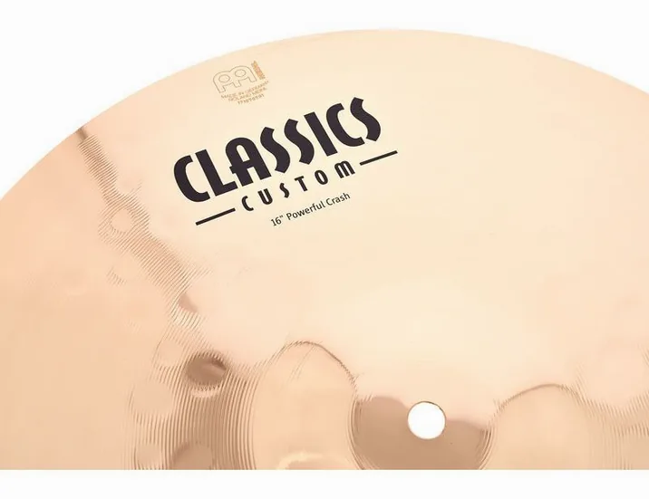 Meinl 16" Classics Custom Pow. Crash, vista dall'alto, photo 4