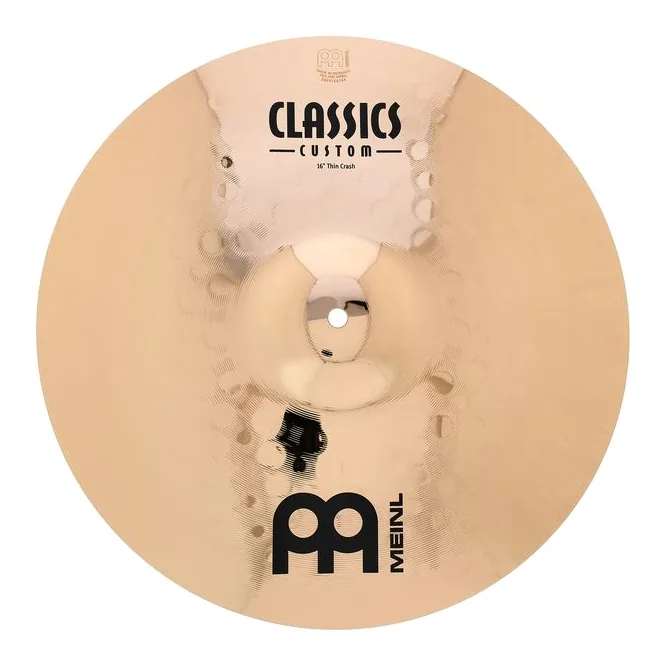Meinl 16" Classics Custom Thin Crash, dettaglio ravvicinato, photo 2