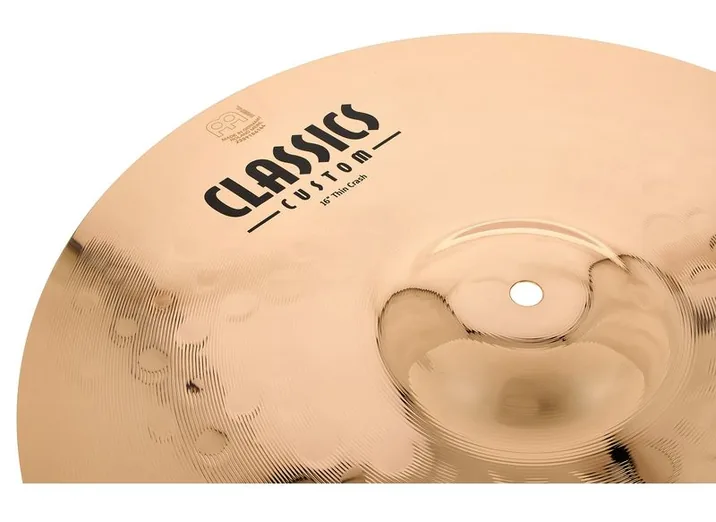 Meinl 16" Classics Custom Thin Crash, vista dall'alto, photo 4