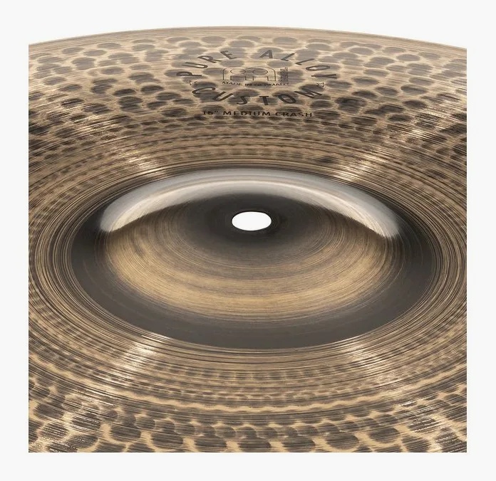 Meinl 16" Pure Alloy Custom M. Crash, dettaglio ravvicinato, photo 4
