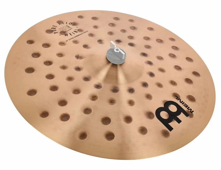 Meinl 16" Pure Alloy E.Hammered Cr., dettaglio frontale