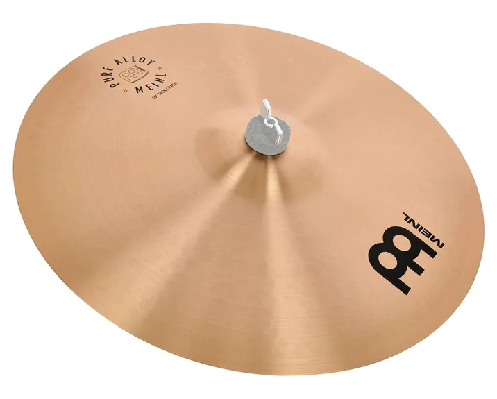 Meinl 16" Pure Alloy Thin Crash, di fronte su sfondo neutro