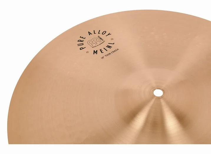 Meinl 16" Pure Alloy Thin Crash, vista di lato, photo 4