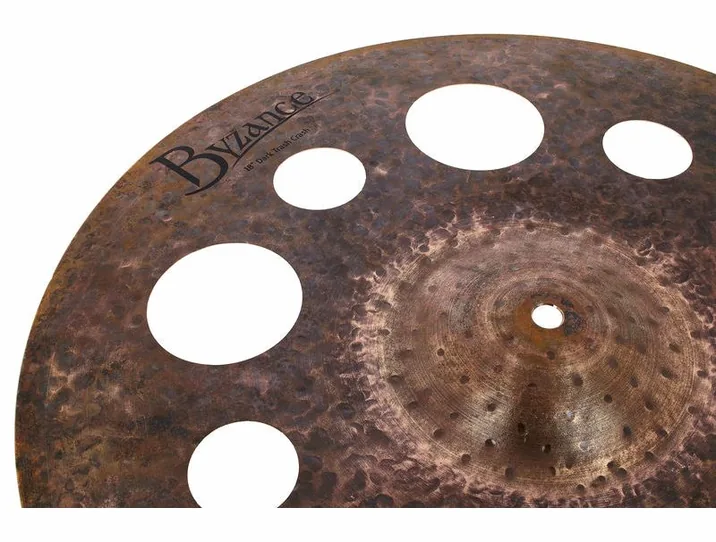 Meinl 18" Byzance Dark Trash Crash, su sfondo neutro, photo 4