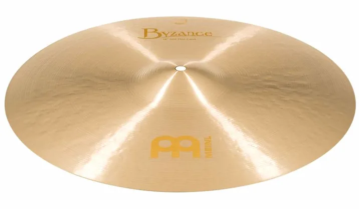 Meinl 18" Byzance Jazz Thin Crash, su sfondo neutro
