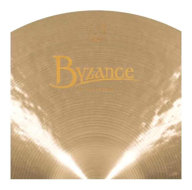 Meinl 18" Byzance Jazz Thin Crash, vista frontale, photo 4