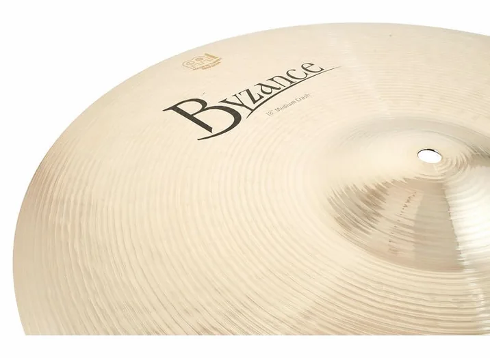 Meinl 18"Byzance Medium Crash Brill., vista di tre quarti, photo 4