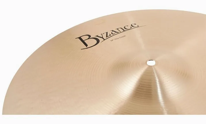 Meinl 18" Byzance Thin Crash, vista di lato, photo 4