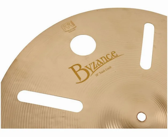 Meinl 18" Byzance Vintage Trash Cras, dettaglio ravvicinato, photo 3