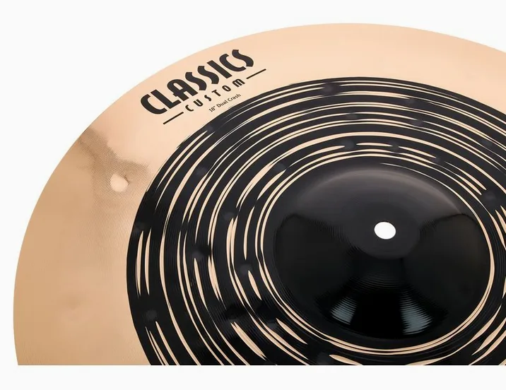 Meinl 18" Classics Custom Dual Crash, vista di tre quarti, photo 4