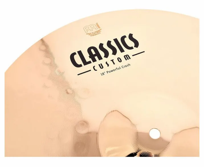 Meinl 18" Classics Custom Pow. Crash, vista di lato, photo 4