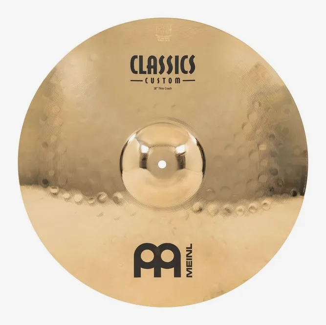 Meinl 18" Classics Custom Thin Crash, su sfondo neutro, photo 2