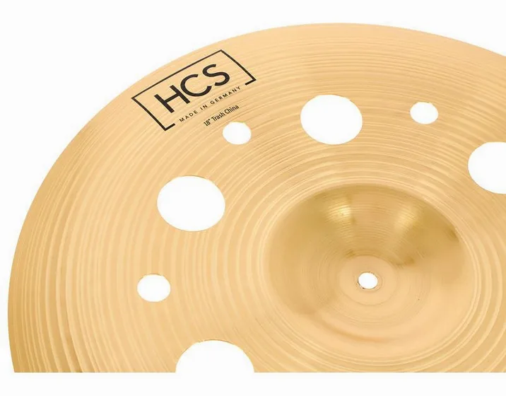 Meinl 18" HCS Trash China, vista di tre quarti, photo 3