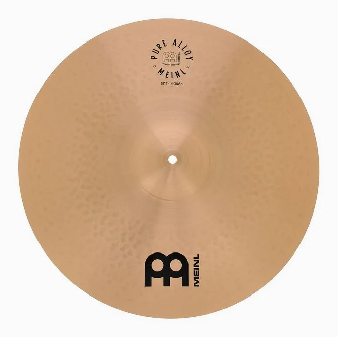 Meinl 18" Pure Alloy Thin Crash, vista dall'alto, photo 2