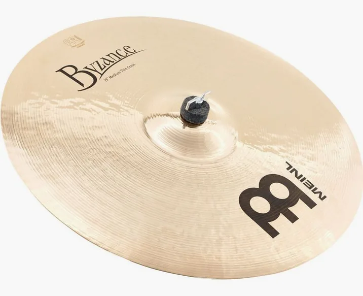 Meinl 19" Byzance Med. Thin Crash B., di fronte su sfondo neutro