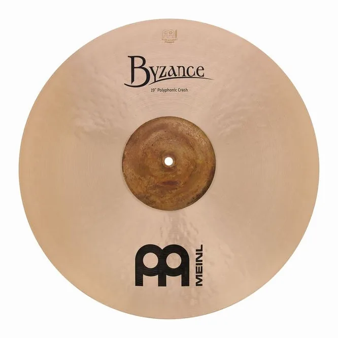 Meinl 19" Byzance Polyphonic Crash, vista frontale, photo 2