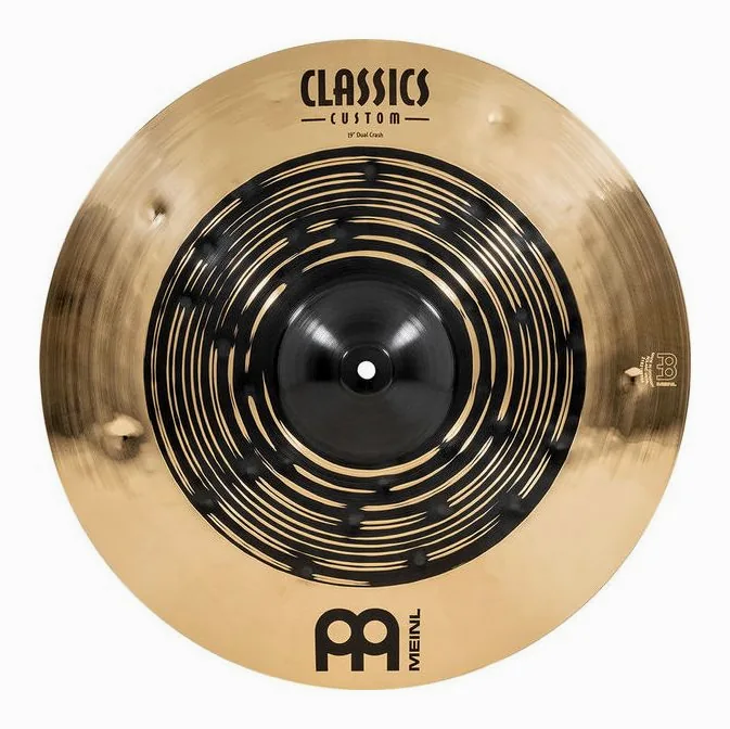 Meinl 19" Classics Custom Dual Crash, vista dall'alto, photo 2