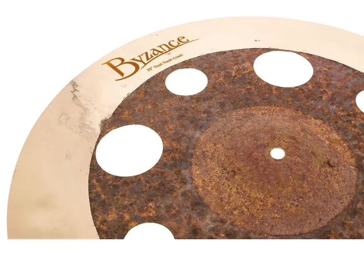 Meinl 20" Byzance Dual Trash Crash, dettaglio ravvicinato, photo 3