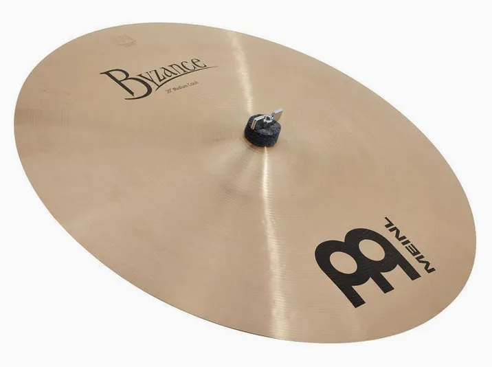 Meinl 20" Byzance Medium Crash, di fronte su sfondo neutro