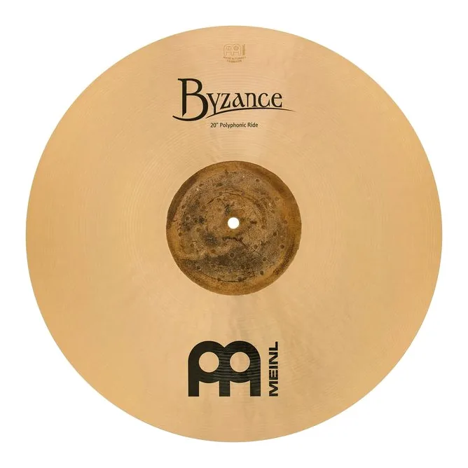 Meinl 20" Byzance Polyphonic Ride, su sfondo neutro, photo 2