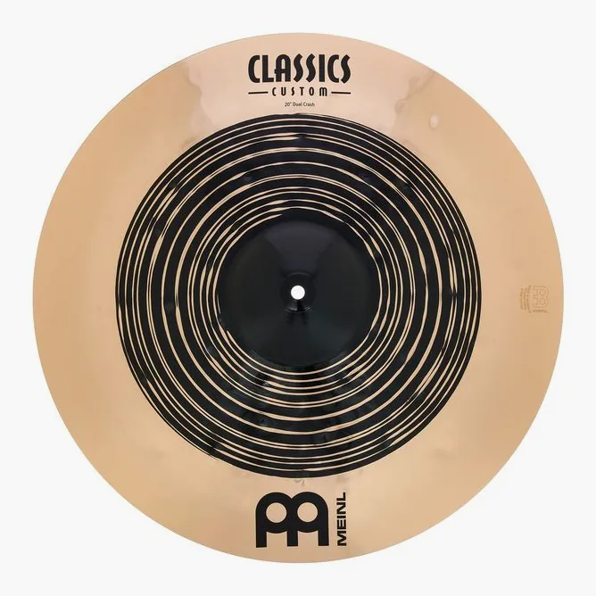 Meinl 20" Classics Custom Dual Crash, vista di tre quarti, photo 2