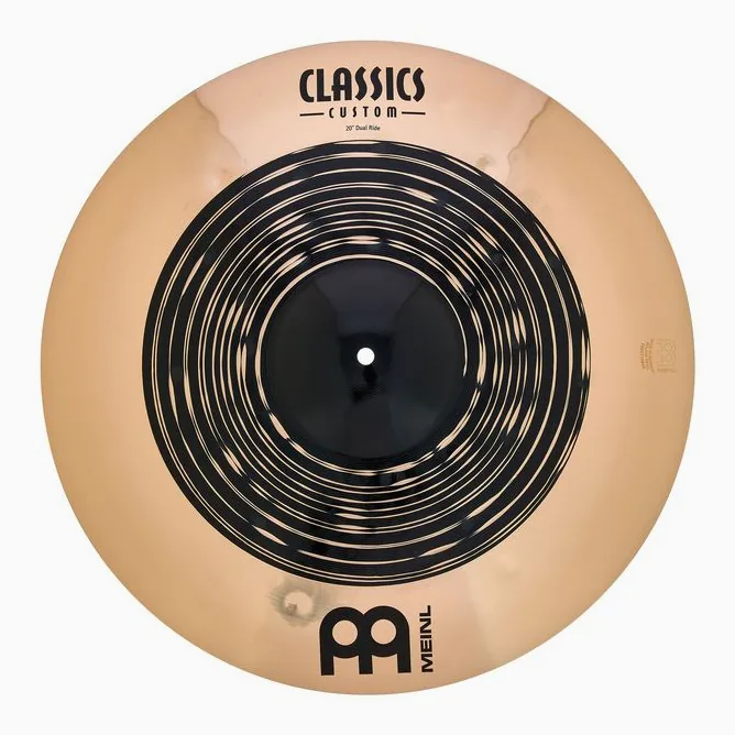 Meinl 20" Classics Custom Dual Ride, vista frontale, photo 2