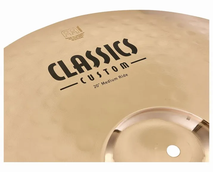 Meinl 20" Classics Custom Med. Ride, dettaglio ravvicinato, photo 3