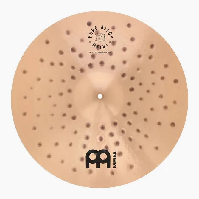Meinl 20" Pure Alloy E.Hammered Ride, vista frontale, photo 2