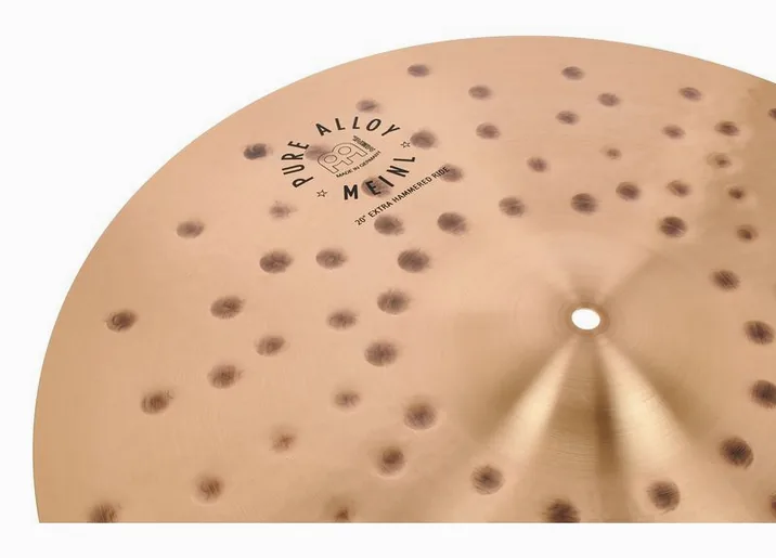 Meinl 20" Pure Alloy E.Hammered Ride, vista di lato, photo 4