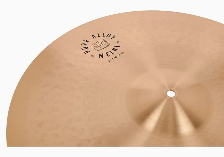 Meinl 20" Pure Alloy Thin Crash, vista di lato, photo 4
