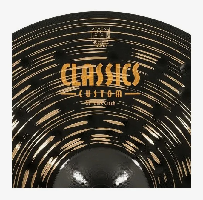 Meinl 21" Classics Custom Dark Crash, vista dall'alto, photo 4