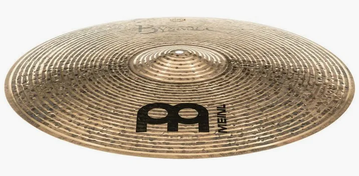 Meinl 22" Byzance Dark Spectrum Ride, di fronte su sfondo neutro