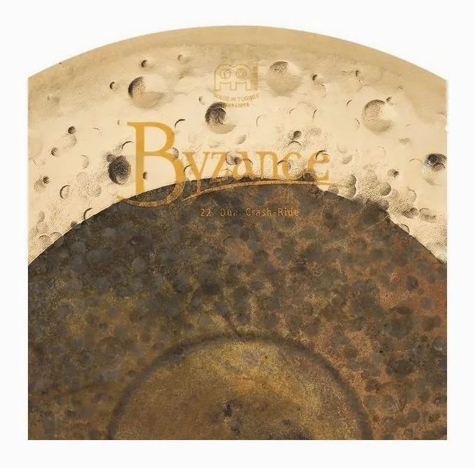 Meinl 22" Byzance Dual Crash/Ride, vista di lato, photo 4