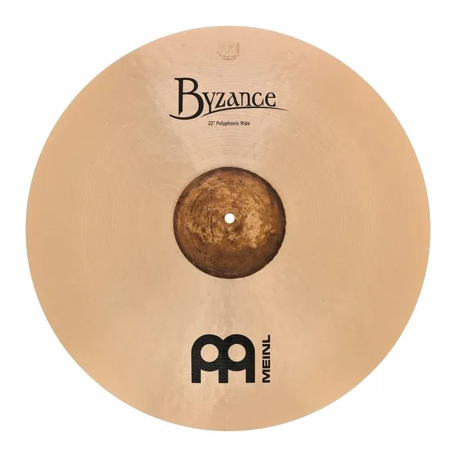 Meinl 22" Byzance Polyphonic Ride, su sfondo neutro, photo 2