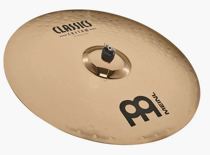 Meinl 22" Classics Custom Pow. Ride, vista frontale